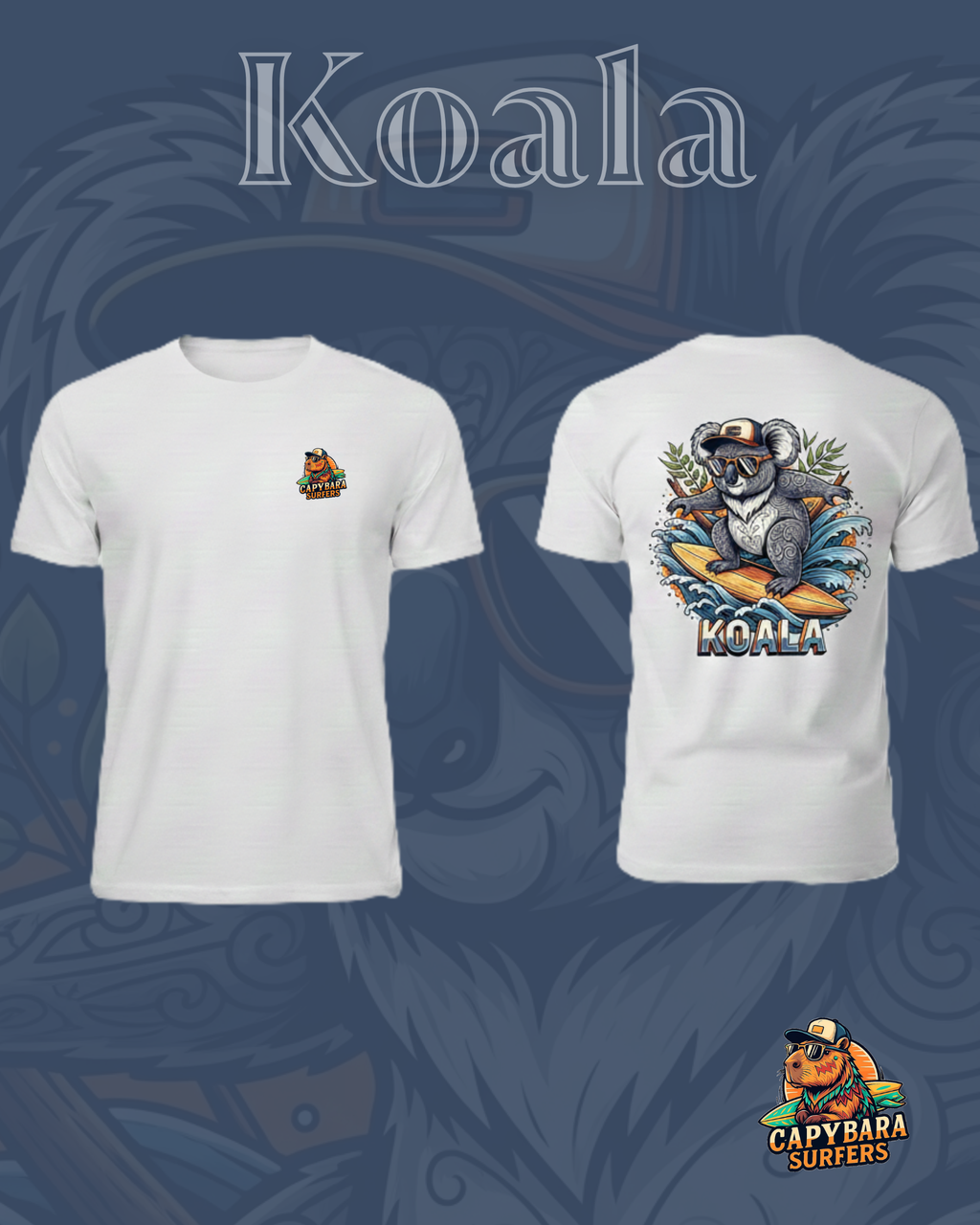T-Shirt KIDS Original Capybara Surfers ® - KOALA