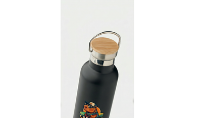 Borraccia Thermos Original Capybara Surfers ® – Black Edition (750 ml)
