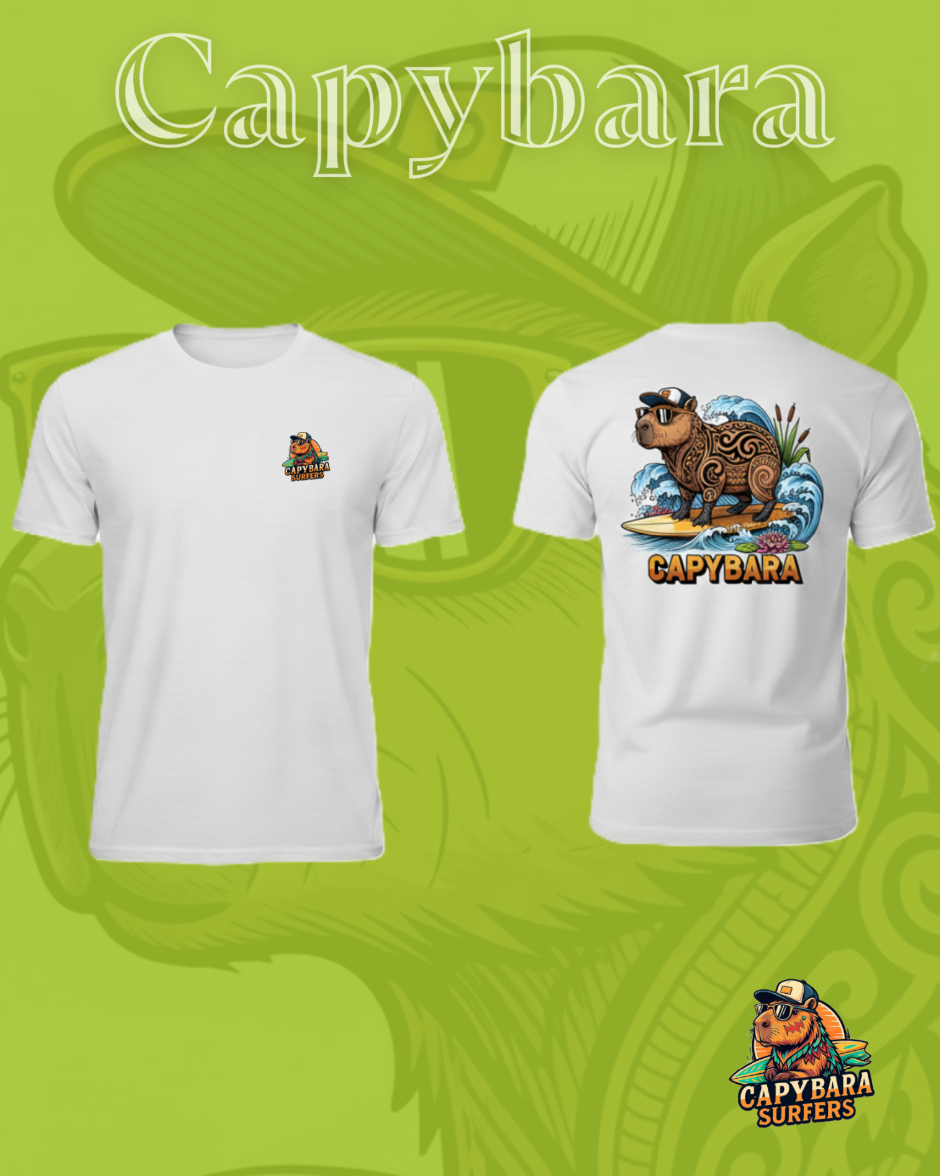 T-Shirt Original Capybara Surfers ® - CAPYBARA
