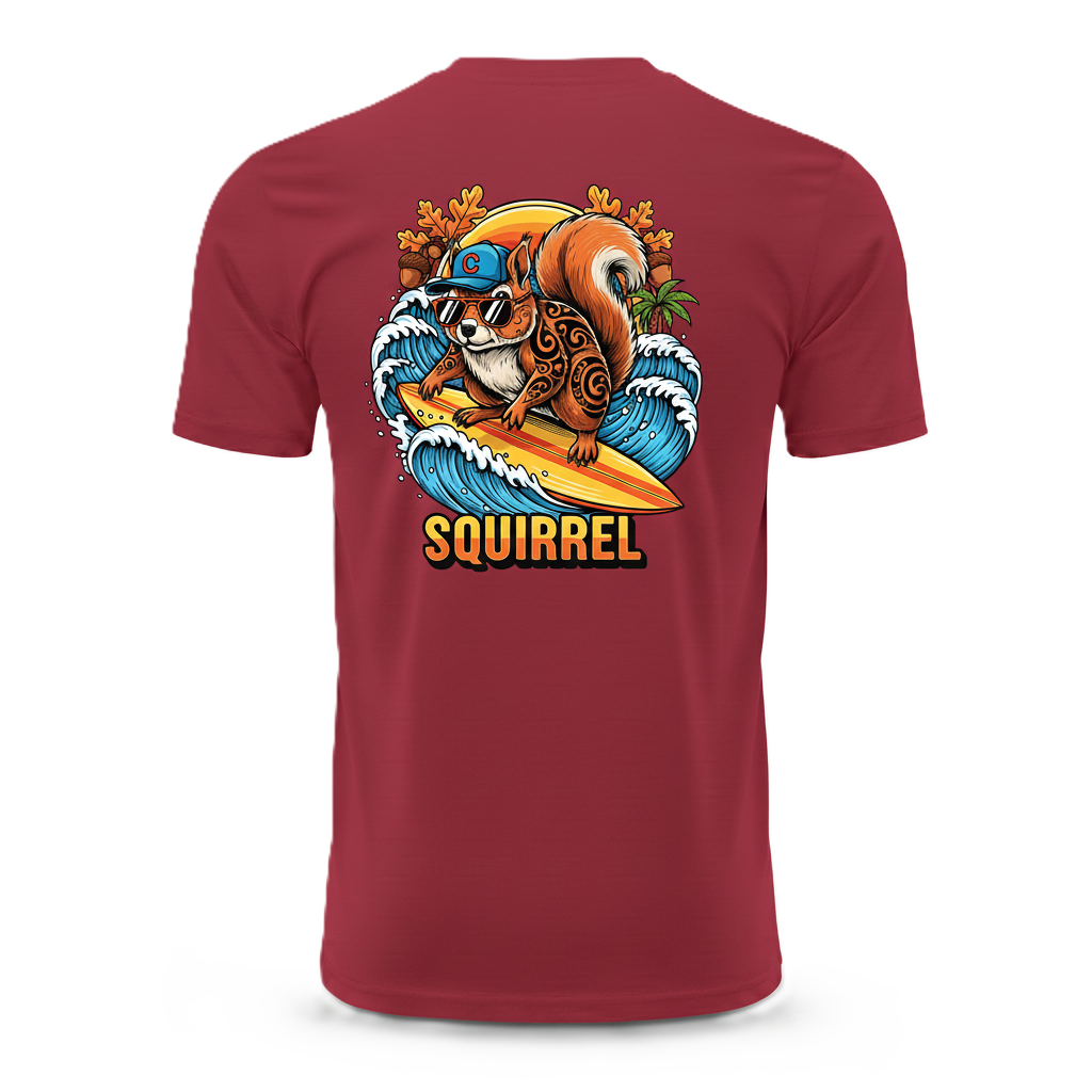 T-Shirt Original Capybara Surfers ® - SQUIRREL