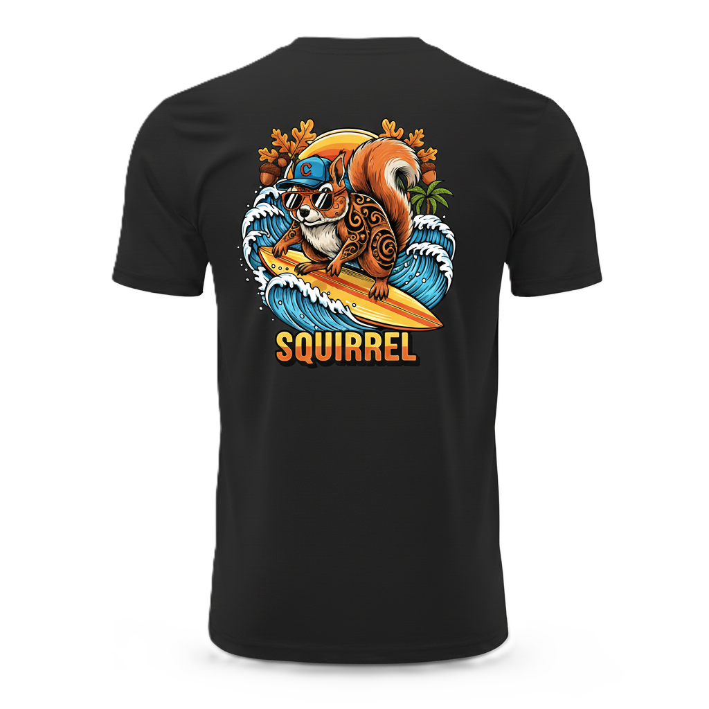 T-Shirt Original Capybara Surfers ® - SQUIRREL