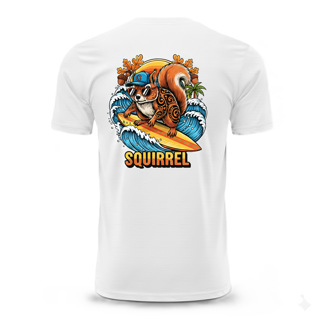 T-Shirt Original Capybara Surfers ® - SQUIRREL