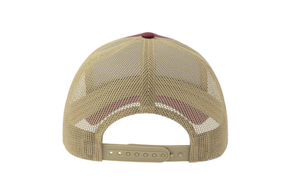 Cap Trucker Original Capybara Surfers ® - Bordeaux / Stone